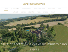 Tablet Screenshot of chartreusededane.fr